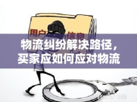物流糾紛解決路徑，買家應(yīng)如何應(yīng)對(duì)物流問題？