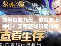 如何征服九天，成就無上神位？天帝游戲攻略揭秘！