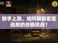新手上路，如何解鎖密室逃脫的終極挑戰(zhàn)？