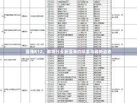 藍海K12，教育行業(yè)新藍海的探索與最新動態(tài)
