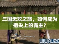 三國無雙之旅，如何成為指尖上的霸主？