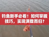 釣魚新手必看！如何掌握技巧，實(shí)現(xiàn)滿載而歸？
