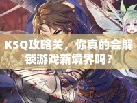 KSQ攻略關(guān)，你真的會(huì)解鎖游戲新境界嗎？