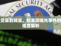 從熒幕到現實，松本潤曝光事件的多維度解析