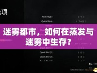 迷霧都市，如何在蒸發(fā)與迷霧中生存？