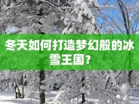 冬天如何打造夢(mèng)幻般的冰雪王國？