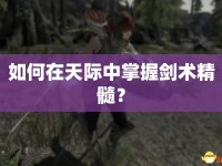 如何在天際中掌握劍術(shù)精髓？