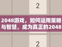 2048游戲，如何運(yùn)用策略與智慧，成為真正的2048高手？