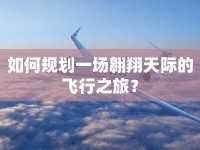 如何規(guī)劃一場翱翔天際的飛行之旅？