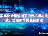 數(shù)字化轉(zhuǎn)型浪潮下的新機(jī)遇與挑戰(zhàn)，信威新華網(wǎng)最新解讀