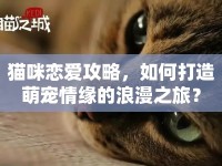 貓咪戀愛攻略，如何打造萌寵情緣的浪漫之旅？