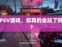 PSV游戲，你真的會(huì)玩了嗎？