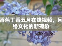 香蕉丁香五月在線視頻，網(wǎng)絡(luò)文化的新現(xiàn)象