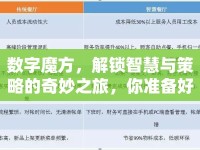 數(shù)字魔方，解鎖智慧與策略的奇妙之旅，你準(zhǔn)備好了嗎？