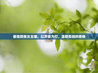最強(qiáng)陪我女主播，以聲音為燈，溫暖孤獨(dú)的夜晚