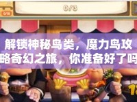 解鎖神秘鳥類，魔力鳥攻略奇幻之旅，你準備好了嗎？