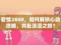 愛情2048，如何解鎖心動攻略，共赴浪漫之旅？
