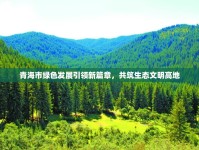 青海市綠色發(fā)展引領(lǐng)新篇章，共筑生態(tài)文明高地