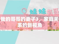 我的哥哥的妻子3，家庭關(guān)系的新視角