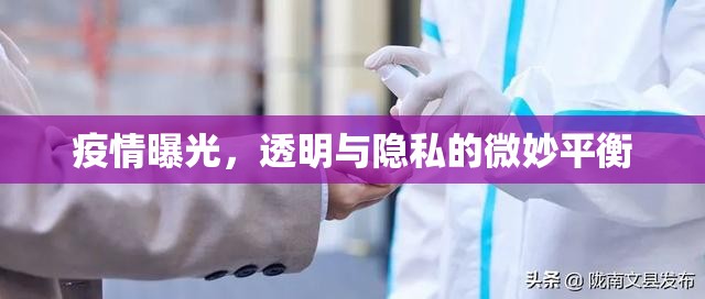 疫情曝光，透明與隱私的微妙平衡