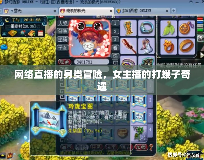 網(wǎng)絡(luò)直播的另類冒險(xiǎn)，女主播的打蛾子奇遇