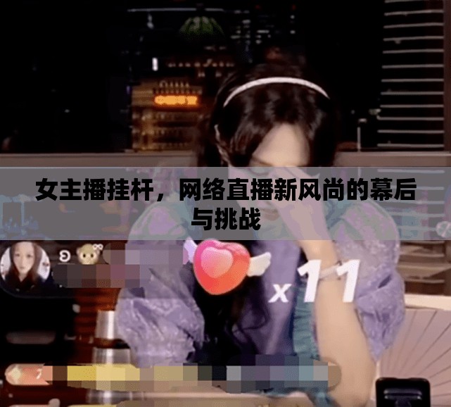 女主播掛桿，網(wǎng)絡(luò)直播新風(fēng)尚的幕后與挑戰(zhàn)