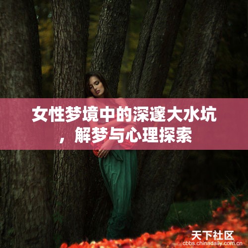 女性夢境中的深邃大水坑，解夢與心理探索