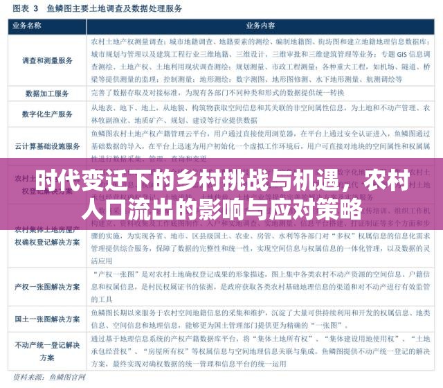 時(shí)代變遷下的鄉(xiāng)村挑戰(zhàn)與機(jī)遇，農(nóng)村人口流出的影響與應(yīng)對(duì)策略