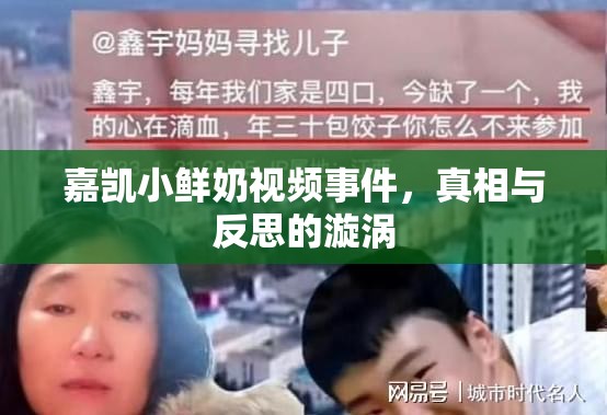 嘉凱小鮮奶視頻事件，真相與反思的漩渦