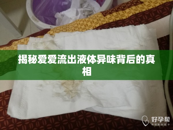 揭秘愛愛流出液體異味背后的真相