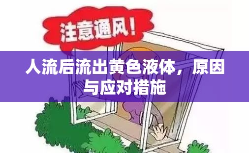 人流后流出黃色液體，原因與應對措施