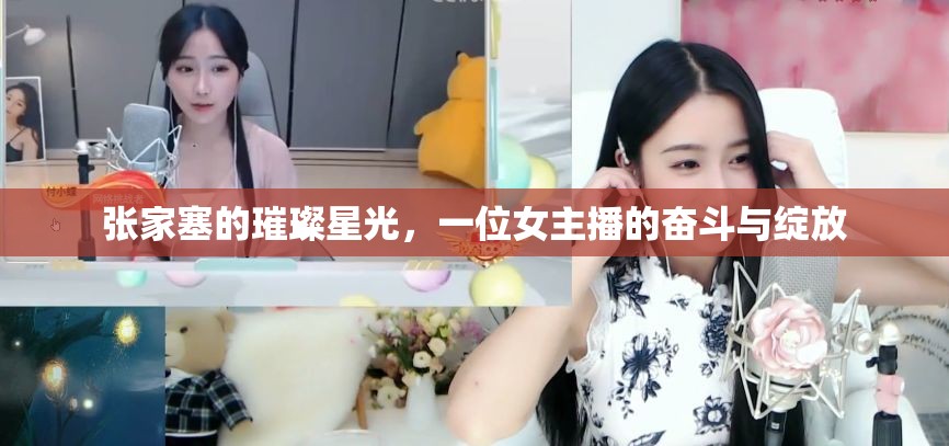 張家塞的璀璨星光，一位女主播的奮斗與綻放
