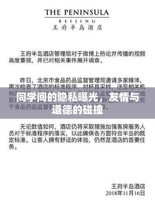 同學(xué)間的隱私曝光，友情與道德的碰撞