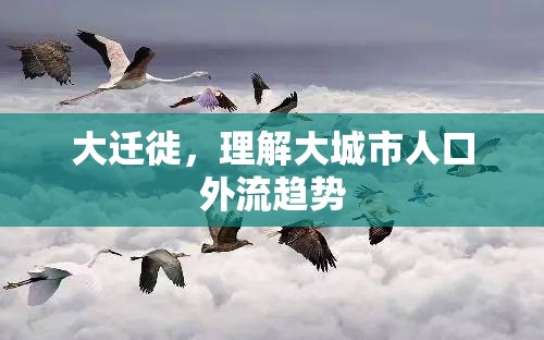 大遷徙，理解大城市人口外流趨勢(shì)