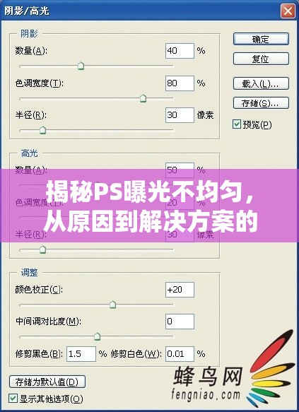 揭秘PS曝光不均勻，從原因到解決方案的全面指南