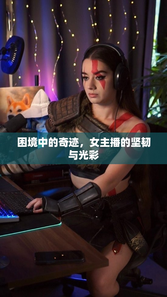 困境中的奇跡，女主播的堅韌與光彩