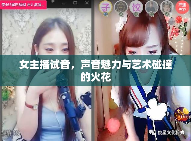 女主播試音，聲音魅力與藝術(shù)碰撞的火花