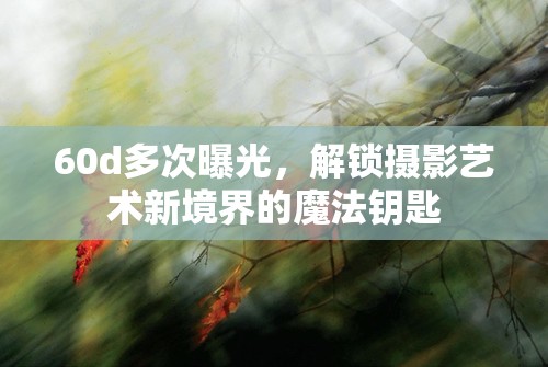 60d多次曝光，解鎖攝影藝術(shù)新境界的魔法鑰匙