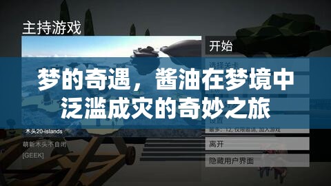 夢的奇遇，醬油在夢境中泛濫成災(zāi)的奇妙之旅