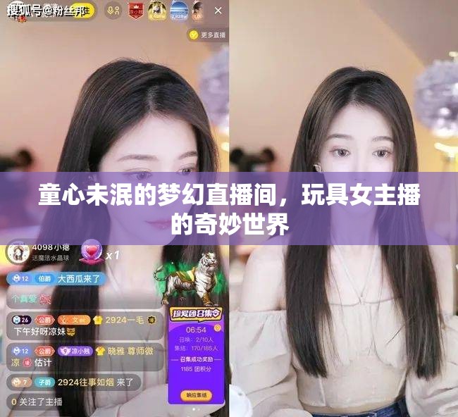 童心未泯的夢幻直播間，玩具女主播的奇妙世界