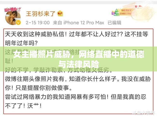女主播照片威脅，網(wǎng)絡(luò)直播中的道德與法律風(fēng)險