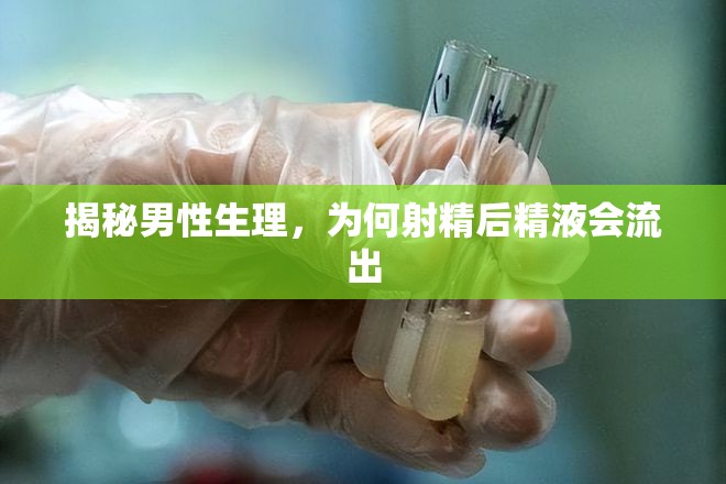 揭秘男性生理，為何射精后精液會流出