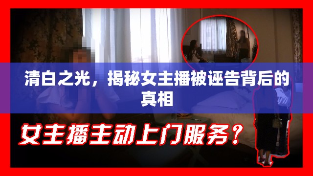 清白之光，揭秘女主播被誣告背后的真相