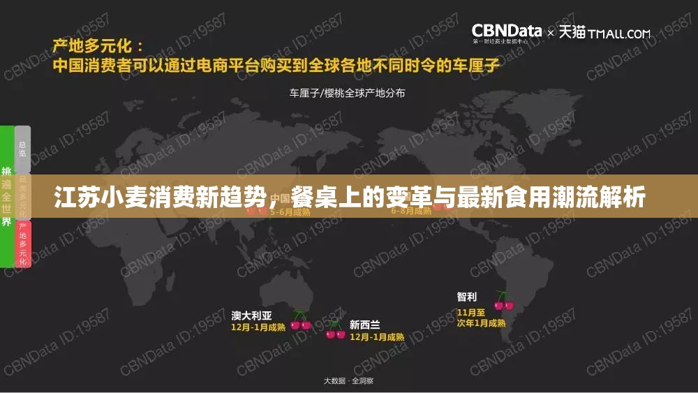 江蘇小麥消費新趨勢，餐桌上的變革與最新食用潮流解析