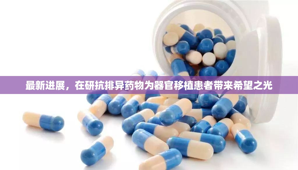 最新進展，在研抗排異藥物為器官移植患者帶來希望之光