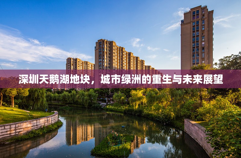 深圳天鵝湖地塊，城市綠洲的重生與未來展望