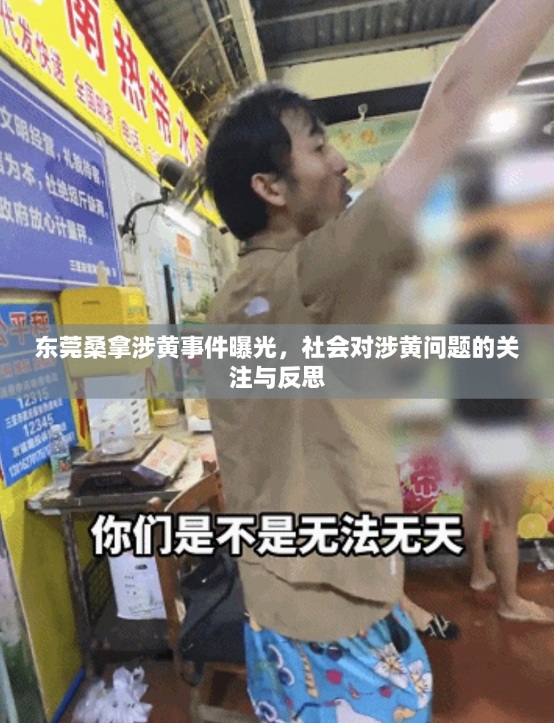 東莞桑拿涉黃事件曝光，社會對涉黃問題的關注與反思