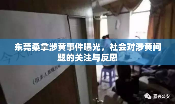 東莞桑拿涉黃事件曝光，社會對涉黃問題的關注與反思