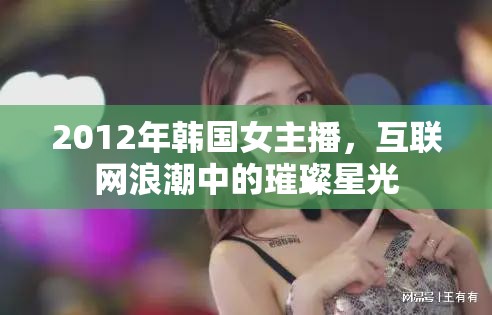 2012年韓國女主播，互聯(lián)網(wǎng)浪潮中的璀璨星光