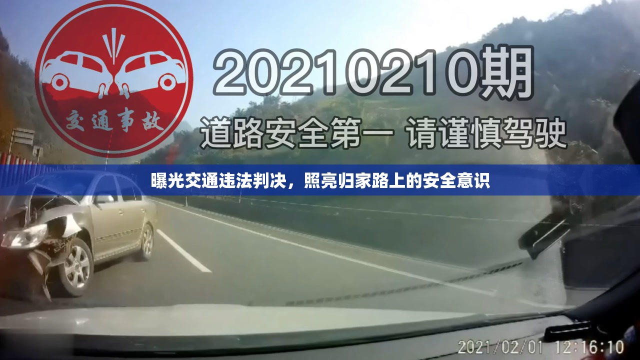 曝光交通違法判決，照亮歸家路上的安全意識
